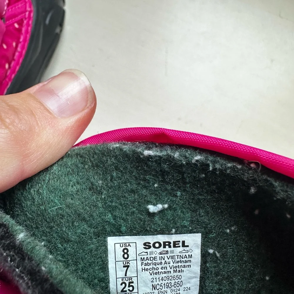 Sorel Pink Polka Dot Kids' Snow Boot